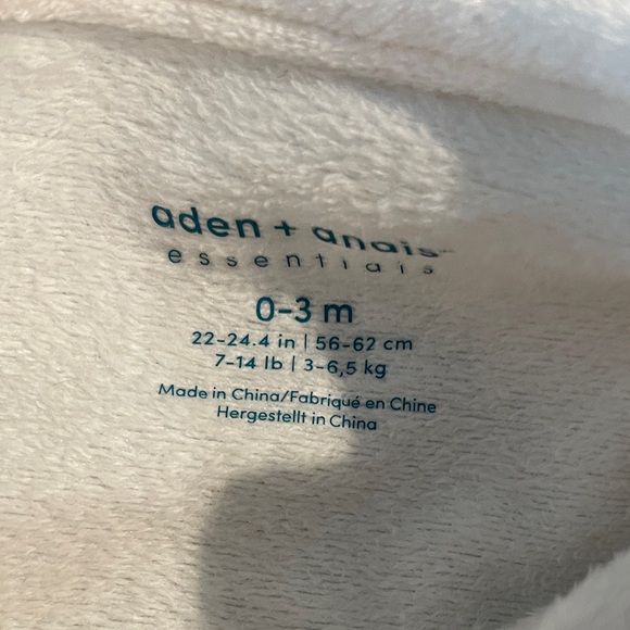 EUC aden + anais Velboa (minky plush) Easy Swaddle Wrap - Picture 4 of 9